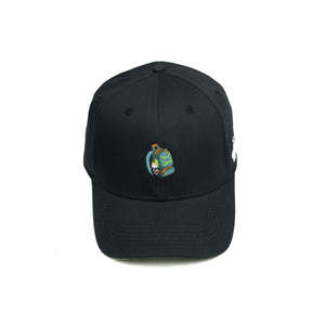 HEAD GEAR BLACK BACKPACK CAP