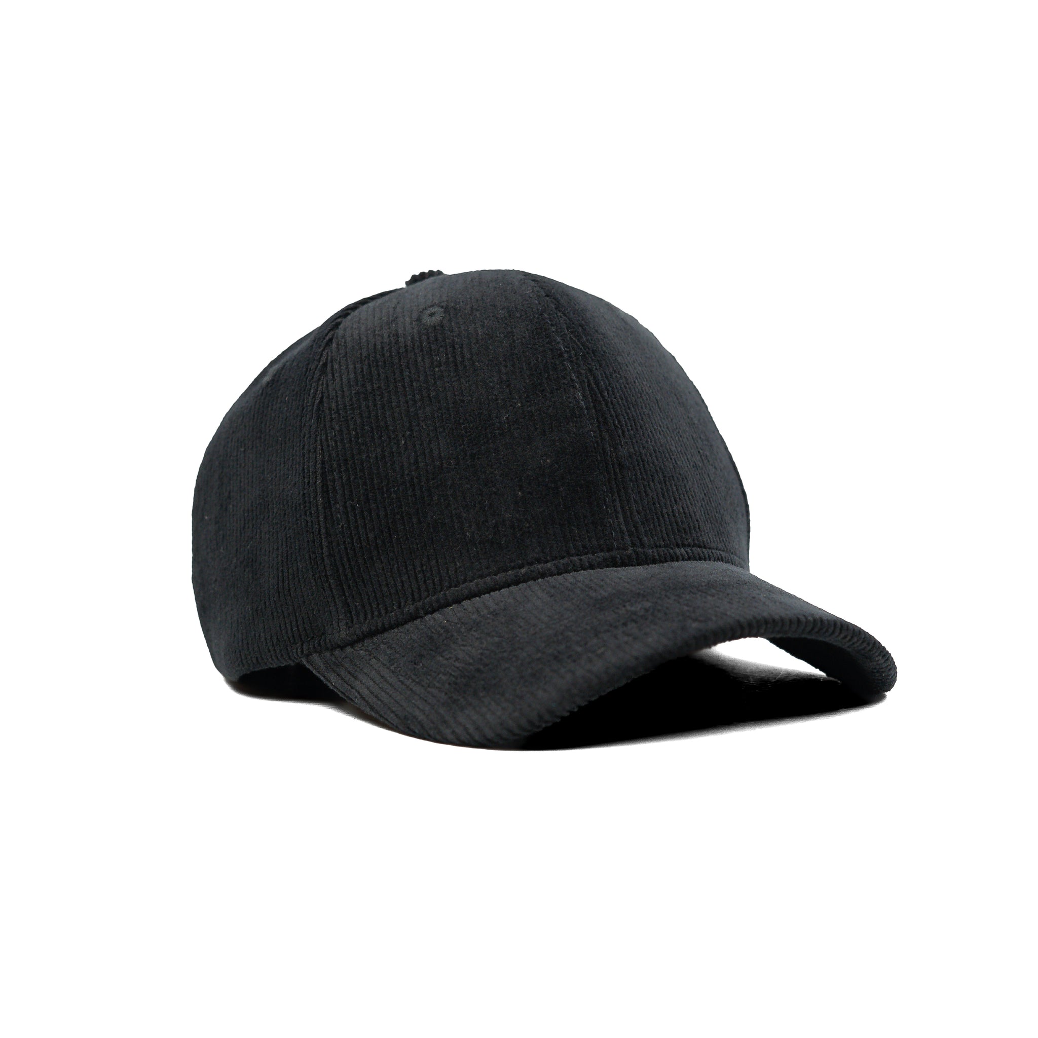 HEAD GEAR BLACK CORDUROY STRUCTURED CAP