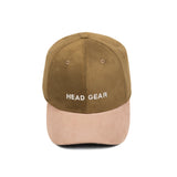 HEAD GEAR BROWN LIGHT PINK DUAL TONE CAP