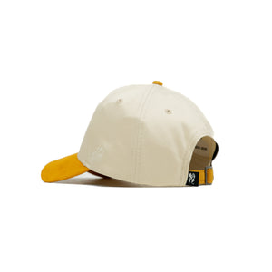 HEAD GEAR YELLOW AND OFF WHITE STRUCTURED CAP