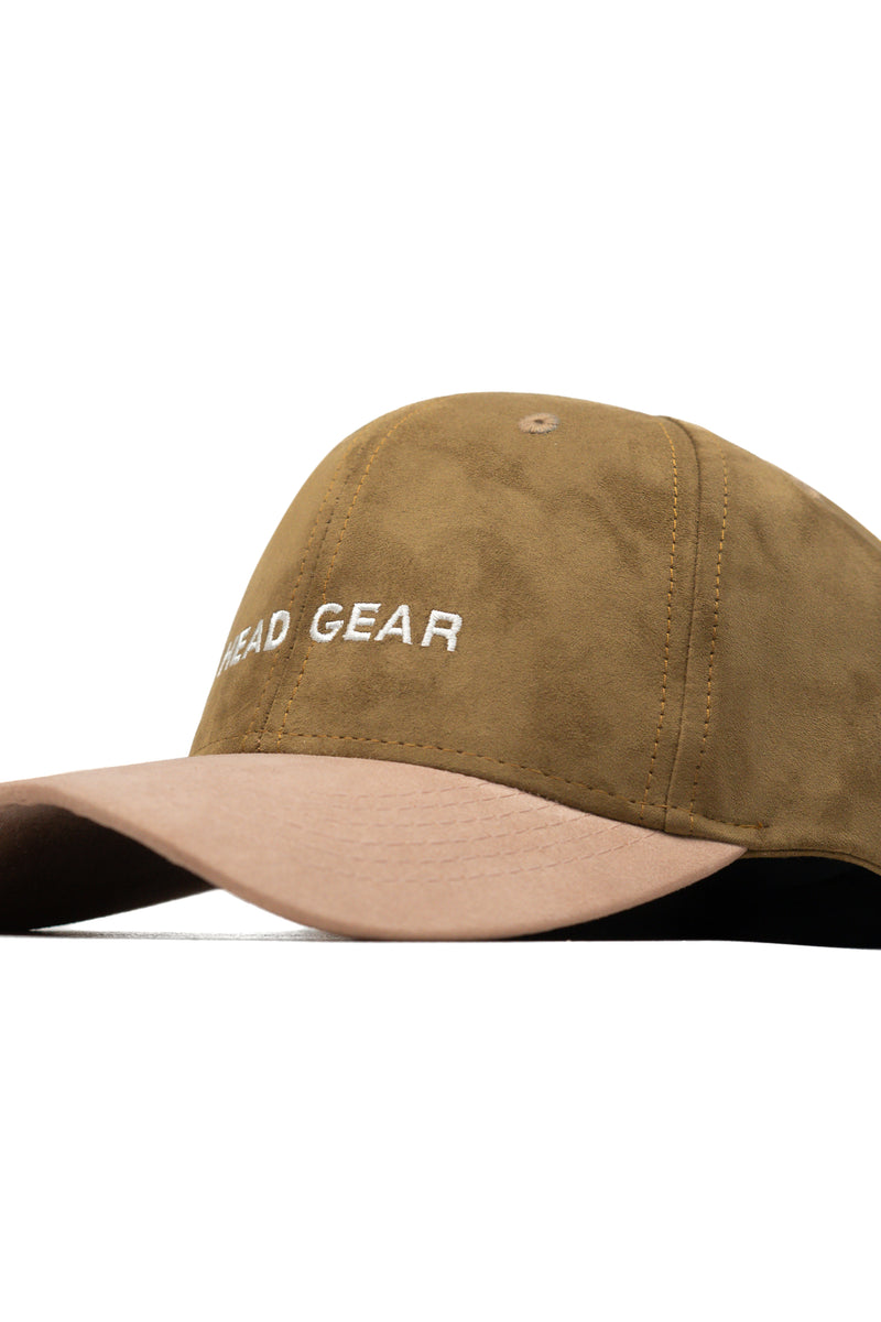 HEAD GEAR BROWN LIGHT PINK DUAL TONE CAP