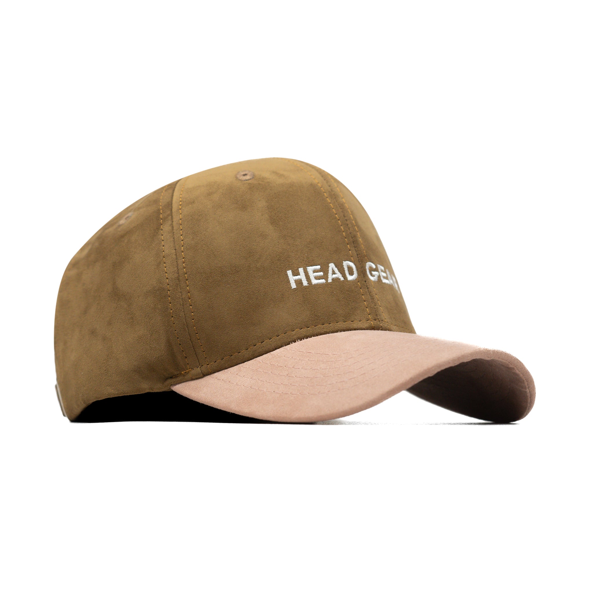 HEAD GEAR BROWN LIGHT PINK DUAL TONE CAP