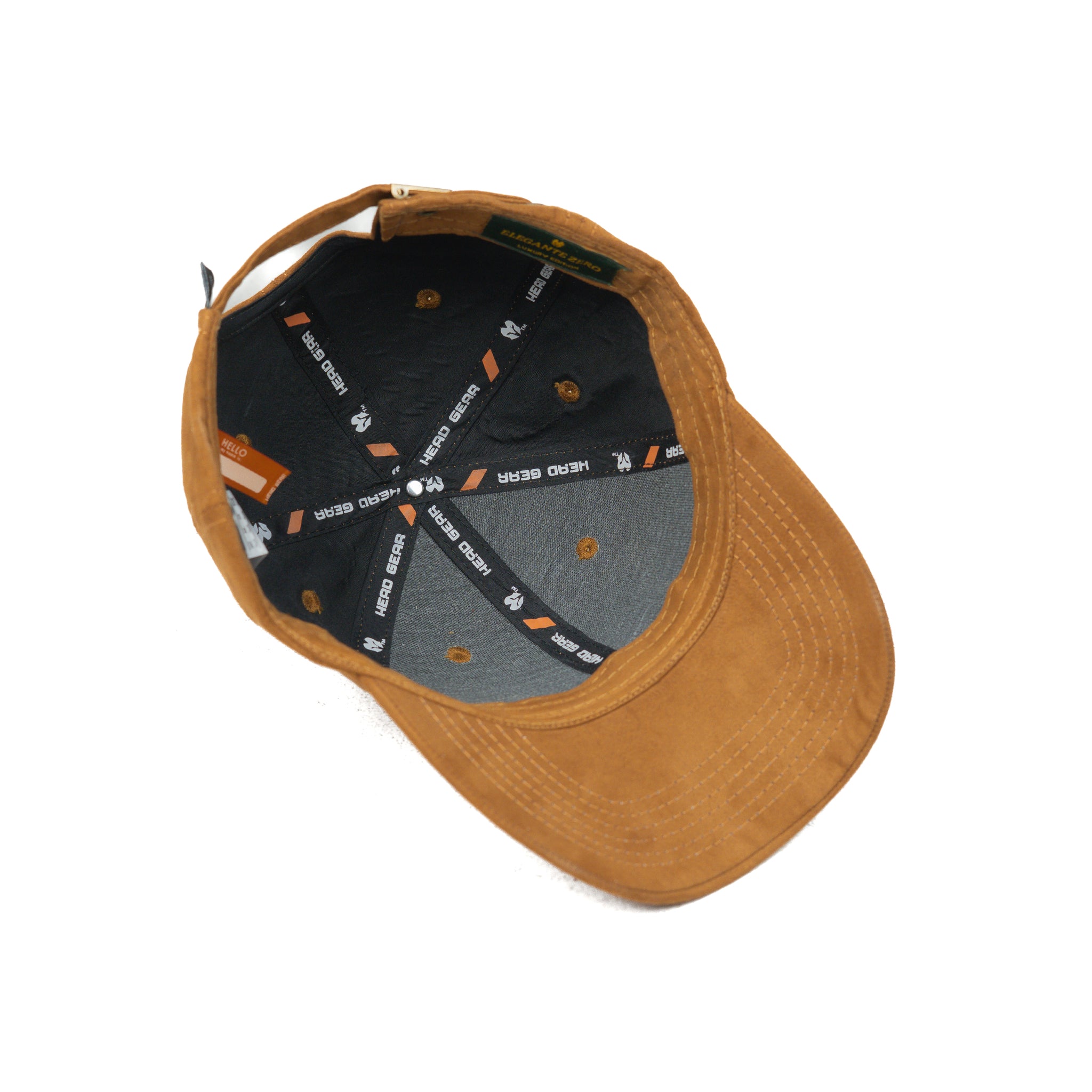 HEAD GEAR ELEGANTE ZERO BROWN CAP (NO LOGO)