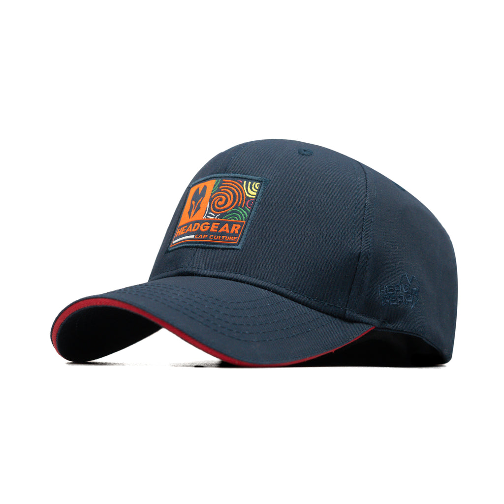 HEAD GEAR NAVY BLUE PATCH EDITION SANDWICH CAP