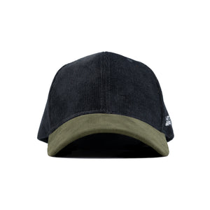 HEAD GEAR BLACK OLIVE DUAL TONE CORD CAP