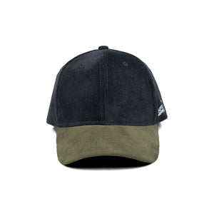 HEAD GEAR BLACK OLIVE DUAL TONE CORD CAP