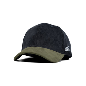HEAD GEAR BLACK OLIVE DUAL TONE CORD CAP