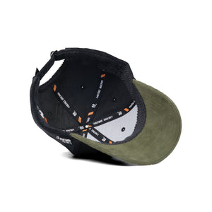 HEAD GEAR BLACK OLIVE DUAL TONE CORD CAP