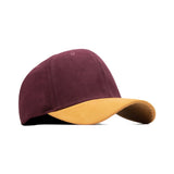 HEAD GEAR PURPLE WINE YELLOW DUAL TONE STRUCTURED CAP