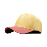 HEAD GEAR YELLOW BABY PINK DUAL TONE STRUCTURED CAP