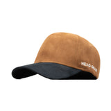 HEAD GEAR BROWN BLACK DUAL TONE STRUCTURED CAP