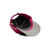 HEAD GEAR PINK GREY DUAL TONE STRUCTURED CAP