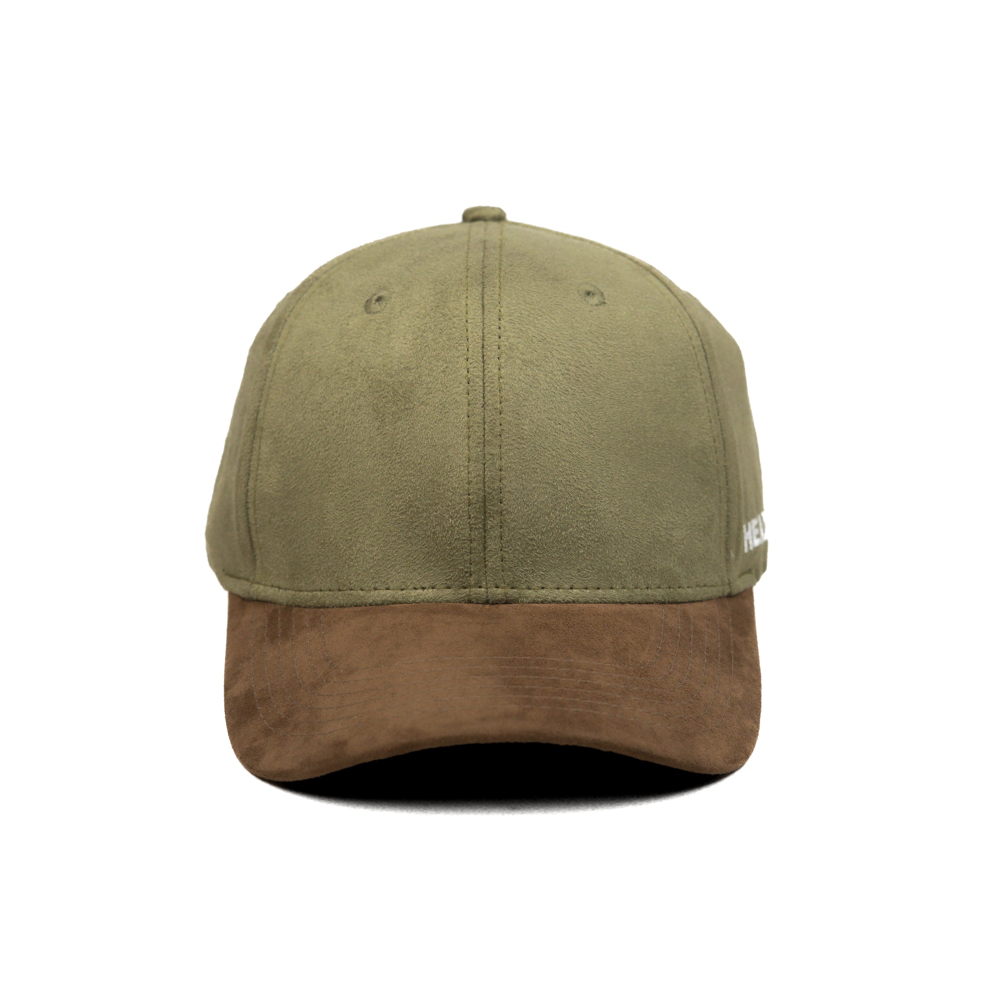HEAD GEAR OLIVE BROWN DUAL TONE STRUCTURED CAP