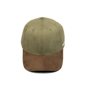 HEAD GEAR OLIVE BROWN DUAL TONE STRUCTURED CAP