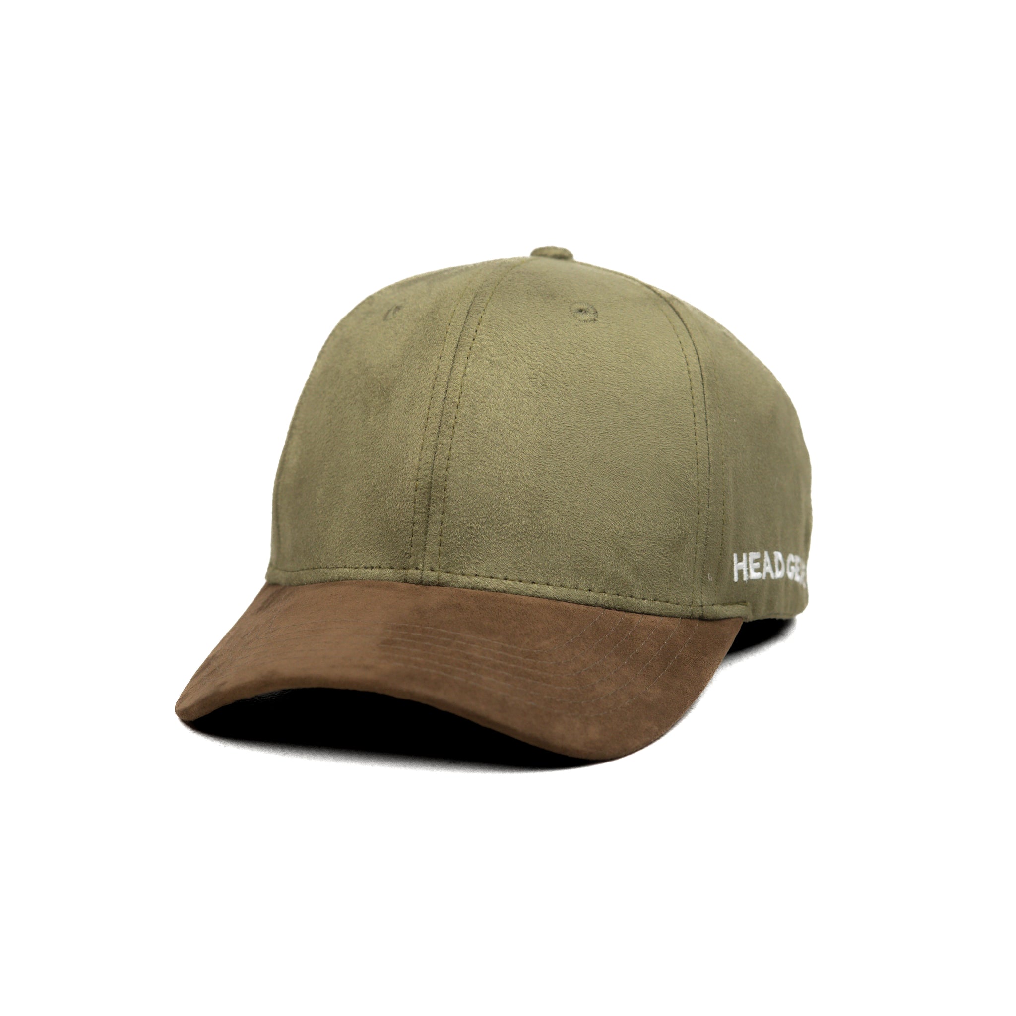 HEAD GEAR OLIVE BROWN DUAL TONE STRUCTURED CAP