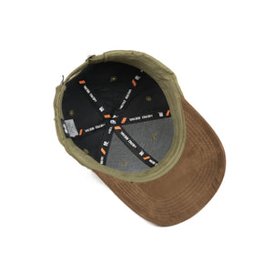 HEAD GEAR OLIVE BROWN DUAL TONE STRUCTURED CAP