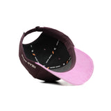 HEAD GEAR PURPLE PINK DUAL TONE STRUCTURED CAP