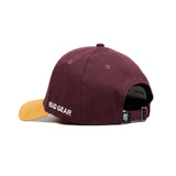HEAD GEAR PURPLE WINE YELLOW DUAL TONE STRUCTURED CAP