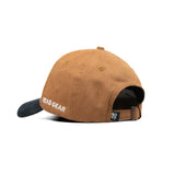 HEAD GEAR BROWN BLACK DUAL TONE STRUCTURED CAP