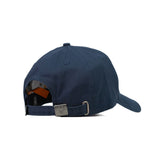 HEAD GEAR NAVY BLUE RUSTIC METAL PATCH SANDWICH CAP