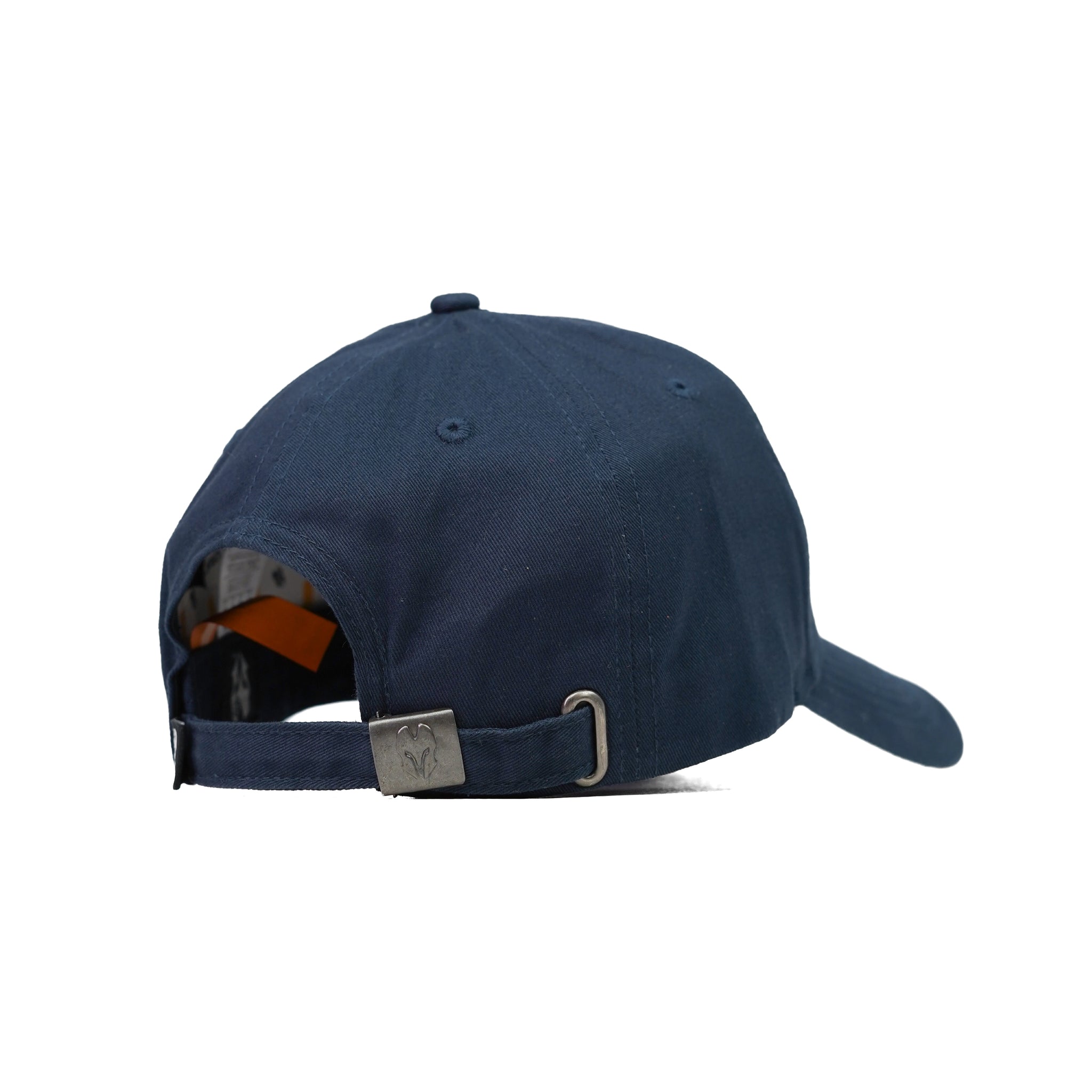 HEAD GEAR NAVY BLUE RUSTIC METAL PATCH SANDWICH CAP