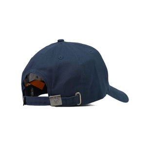 HEAD GEAR NAVY BLUE RUSTIC METAL PATCH SANDWICH CAP