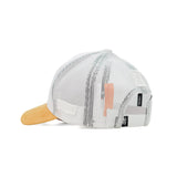 HEAD GEAR WHITE AND MUSTARD DUAL TONE TRUCKER CAP