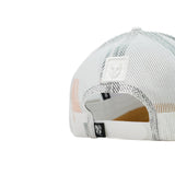 HEAD GEAR WHITE AND MUSTARD DUAL TONE TRUCKER CAP