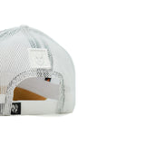 HEAD GEAR WHITE AND MUSTARD DUAL TONE TRUCKER CAP