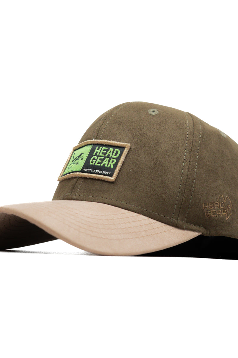 HEAD GEAR DOEL PATCH OLIVE CAP