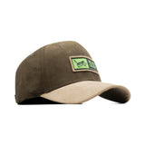 HEAD GEAR DOEL PATCH OLIVE CAP