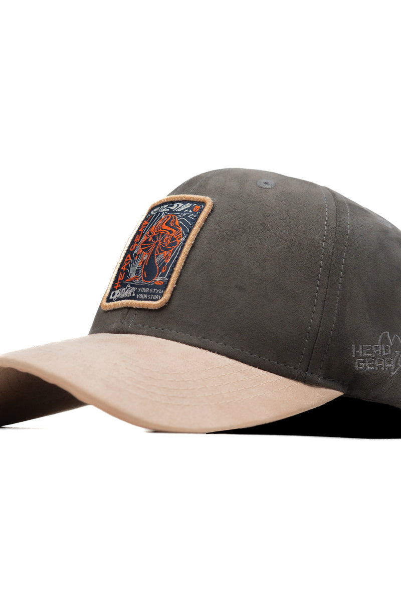 HEAD GEAR MUSHROOM PATCH GREY CAP