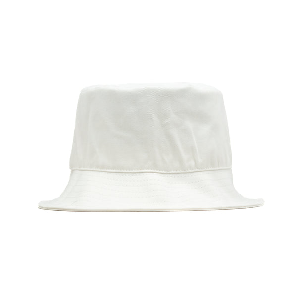 HEAD GEAR BASIC WHITE BUCKET HAT