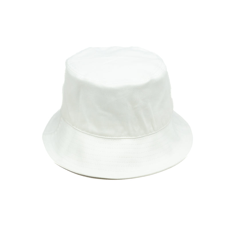 HEAD GEAR BASIC WHITE BUCKET HAT