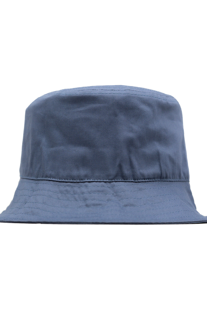 HEAD GEAR BASIC BLUE GREY BUCKET HAT