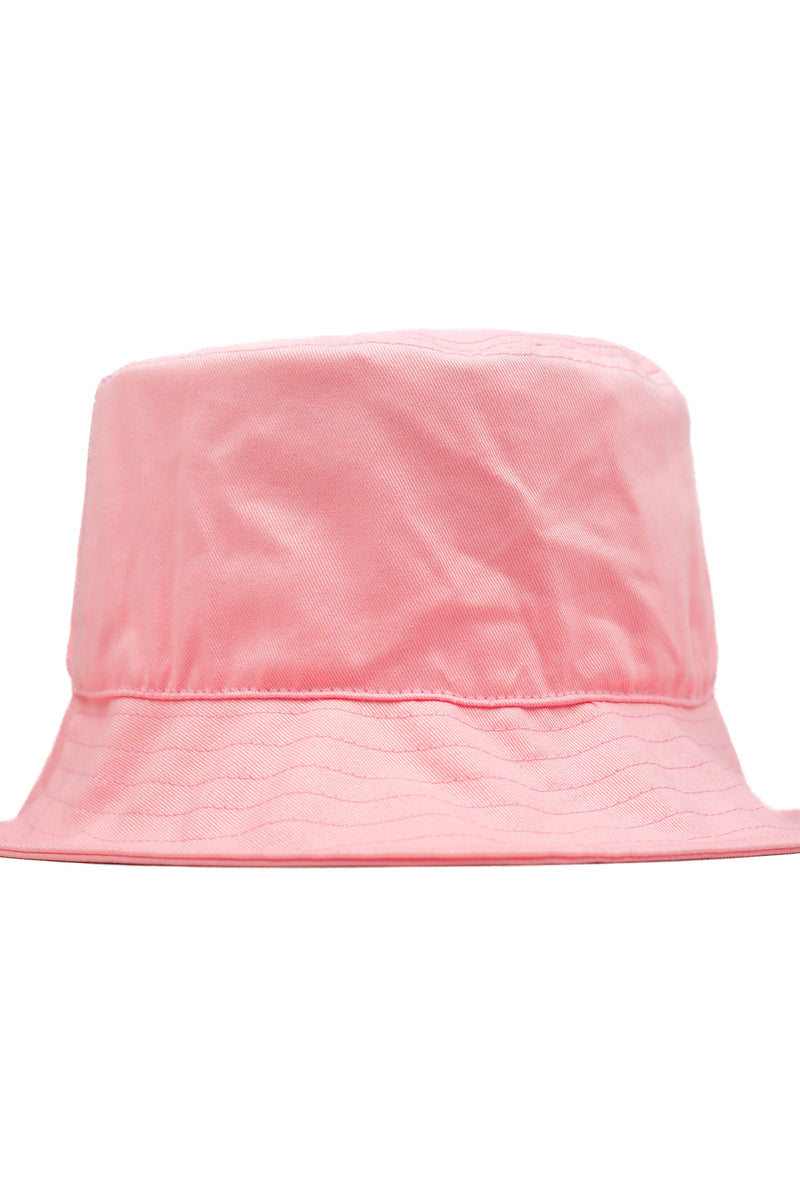 HEAD GEAR BASIC PINK BUCKET HAT