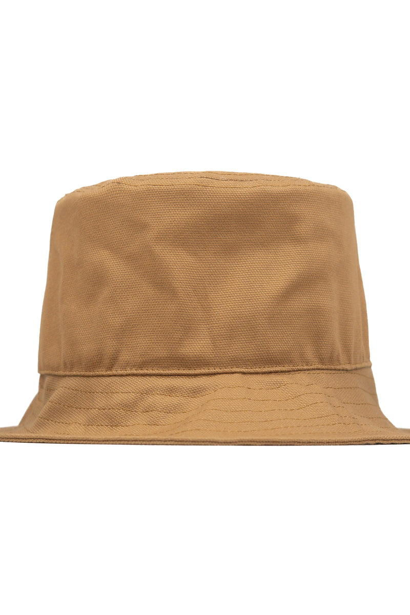 HEAD GEAR BASIC BROWN BUCKET HAT