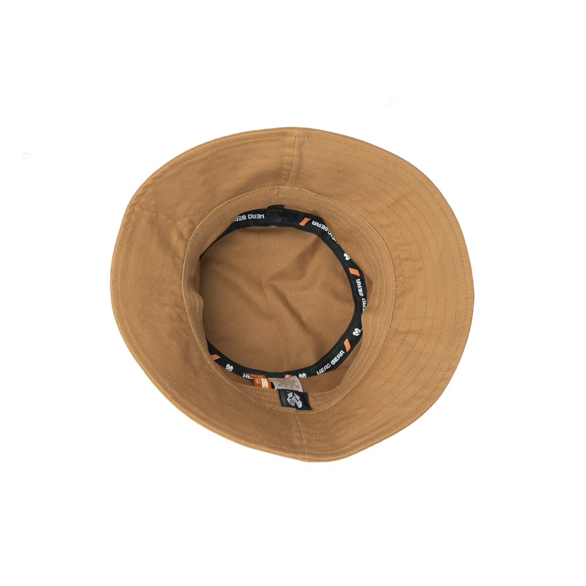 HEAD GEAR BASIC BROWN BUCKET HAT