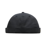 HEAD GEAR BASIC BLACK DOCKER CAP