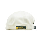 HEAD GEAR BASIC WHITE DOCKER CAP