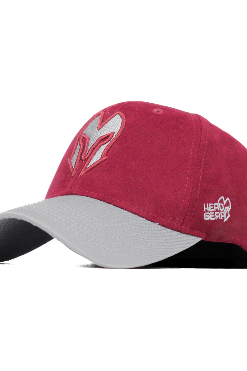HEAD GEAR BURGUNDY REDEFINED SUEDE CAP
