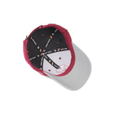 HEAD GEAR BURGUNDY REDEFINED SUEDE CAP