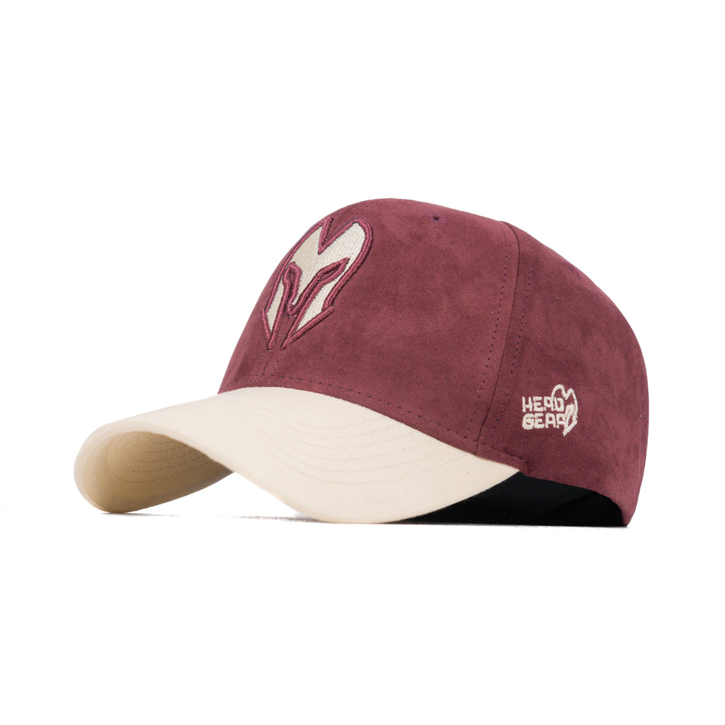 HEAD GEAR RED WINE REDEFINED SUEDE CAP