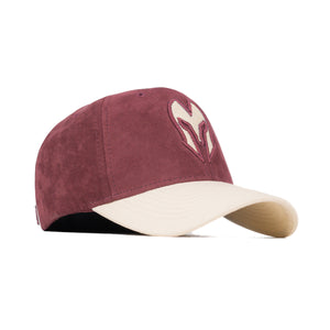 HEAD GEAR RED WINE REDEFINED SUEDE CAP