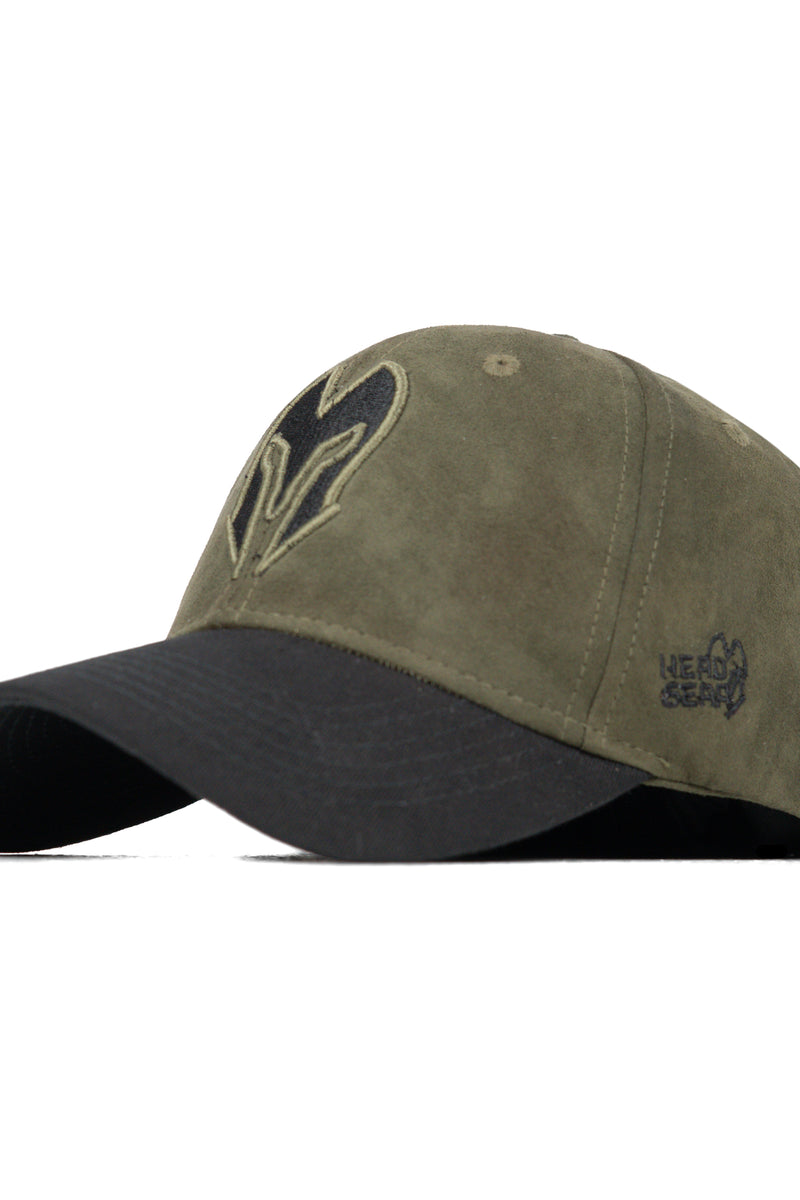 HEAD GEAR GREEN REDEFINED SUEDE CAP
