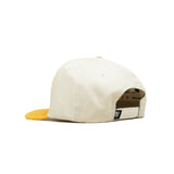 HEAD GEAR LOGO OFF-WHITE FLAT VISOR CAP