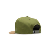 HEAD GEAR LOGO GREEN FLAT VISOR CAP