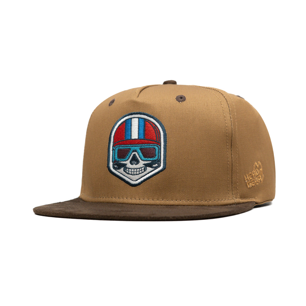 HEAD GEAR SKULL FLAT VISOR CAP