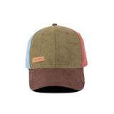 HEAD GEAR FOUR FIESTA SUEDE CAP - OLIVE