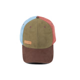 HEAD GEAR FOUR FIESTA SUEDE CAP - OLIVE